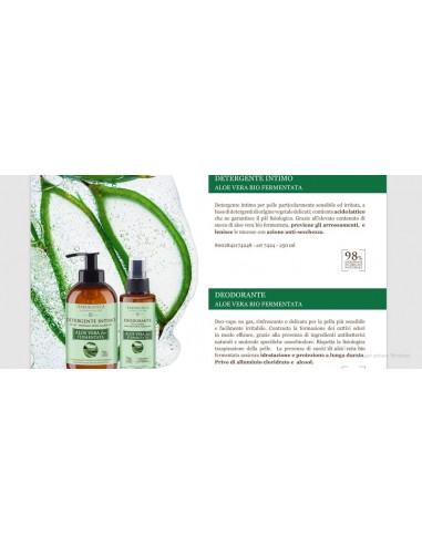 ERBORISTICA Acqua spray 100% Aloe bio...